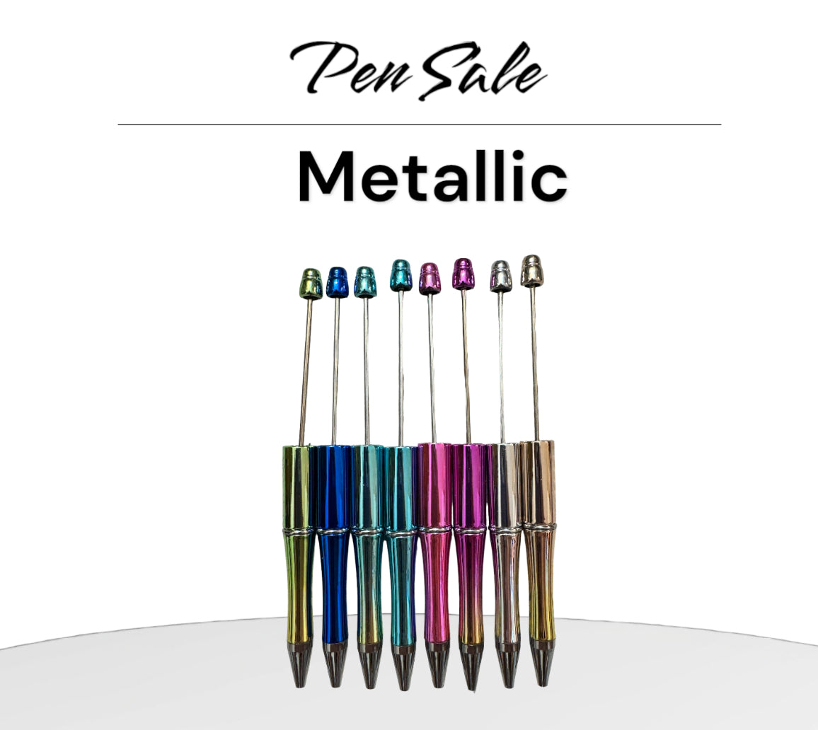 Metallic Beadable Pens