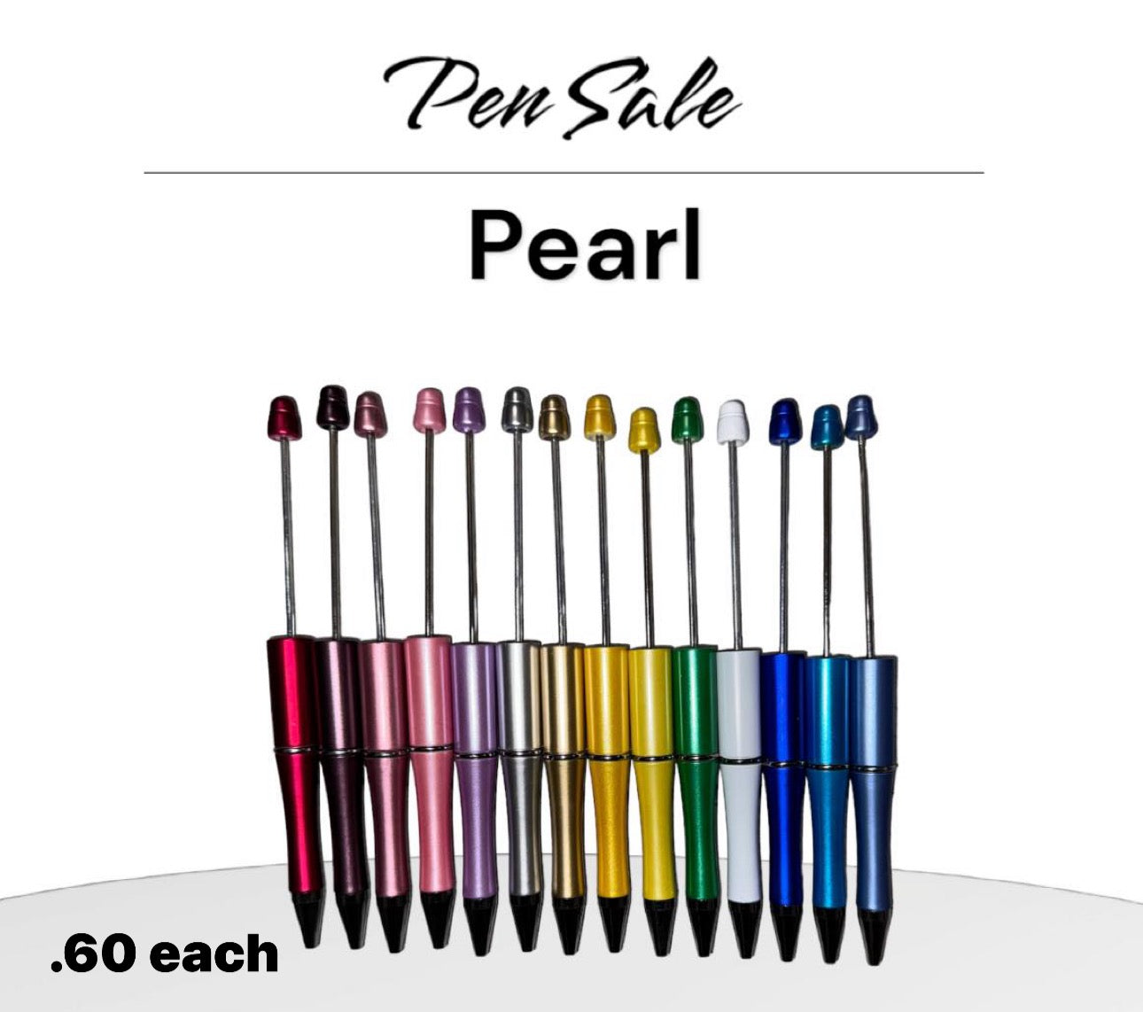Pearl Beadable Pens