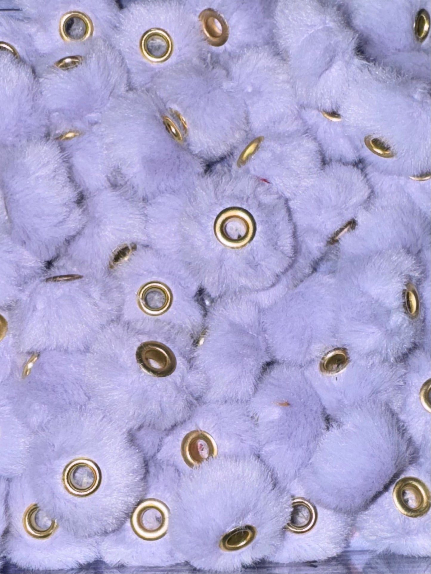 Light Purple Fuzzy Spacer Beads