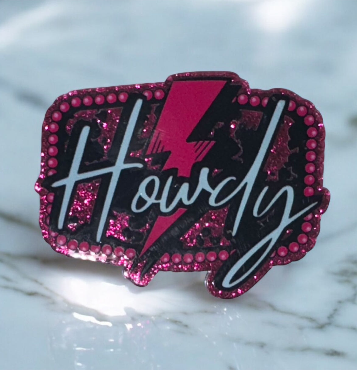 Howdy Acrylic Flatback