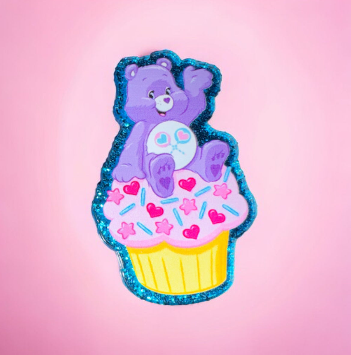 Cupcake Bear Acrylic Flatback
