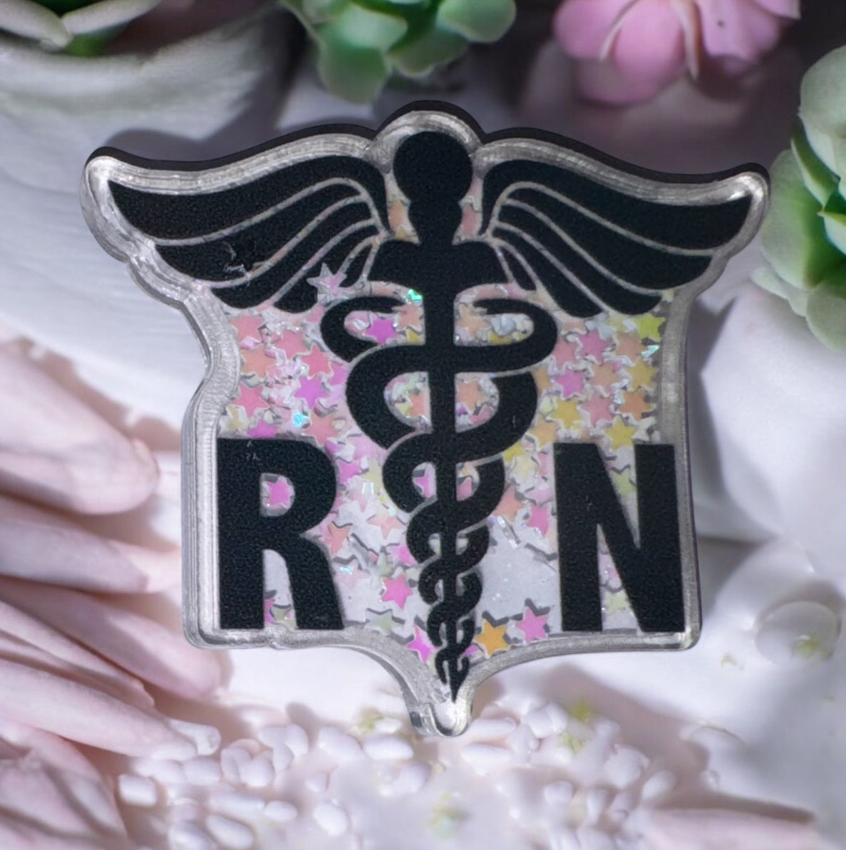 RN Shaker Acrylic Flatback