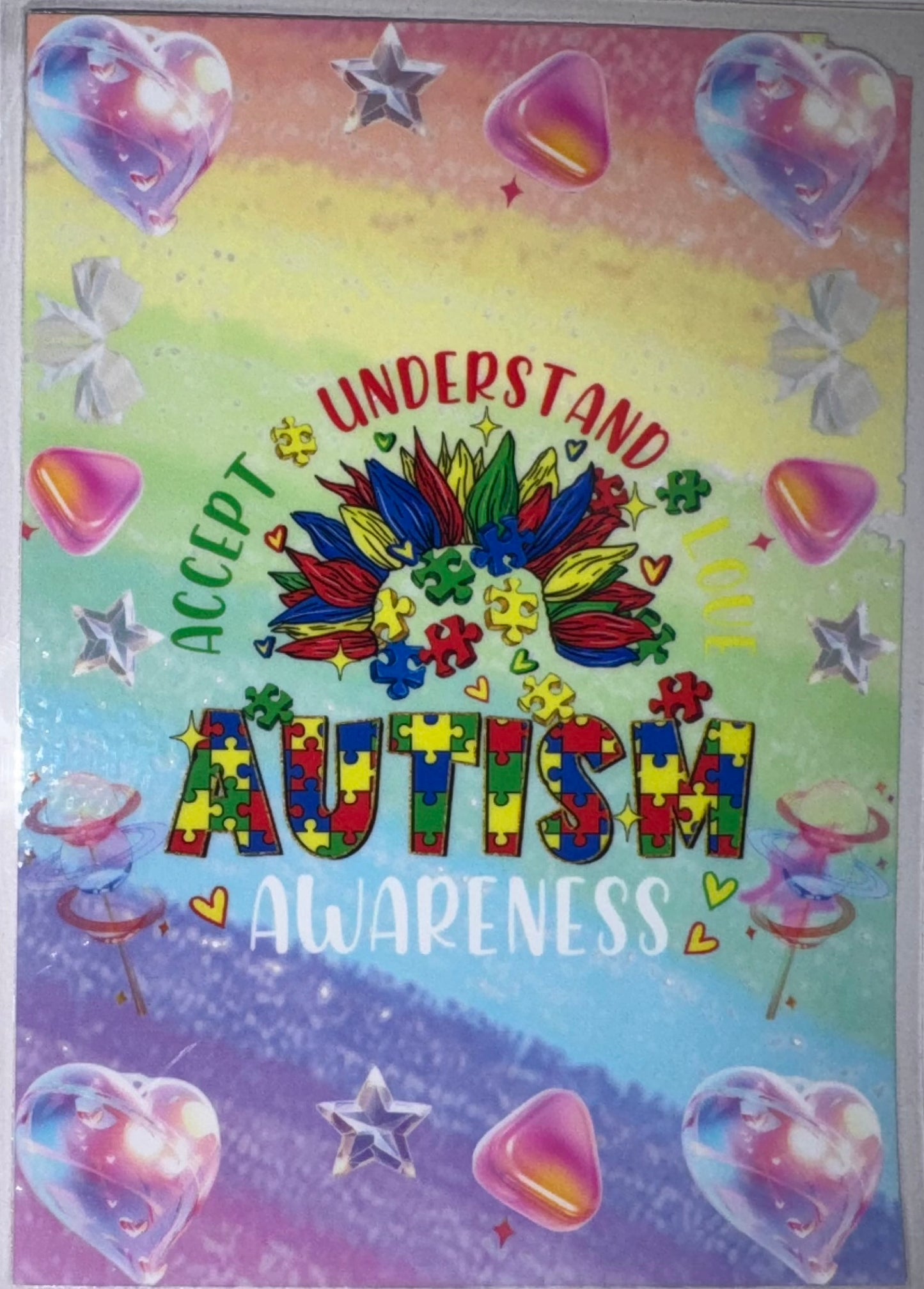 Autism Awareness A6 Journal Decal