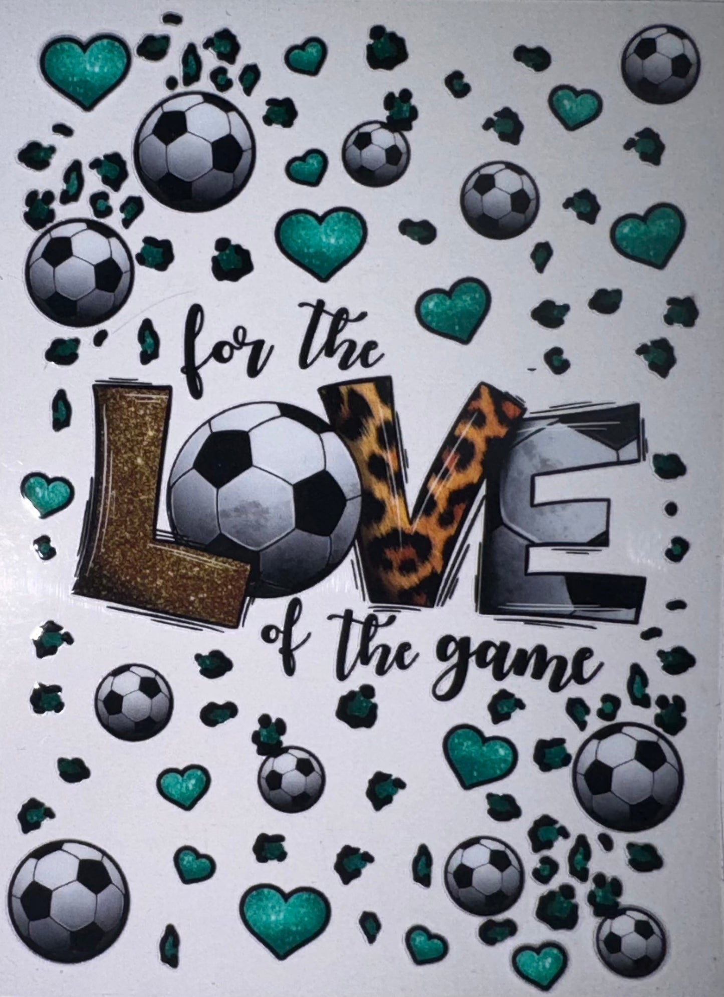 Soccer A6 Journal Decal