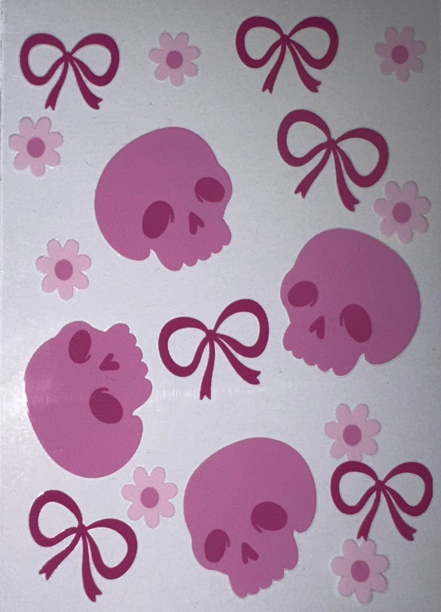 Skulls & Bows A6 Journal Decals