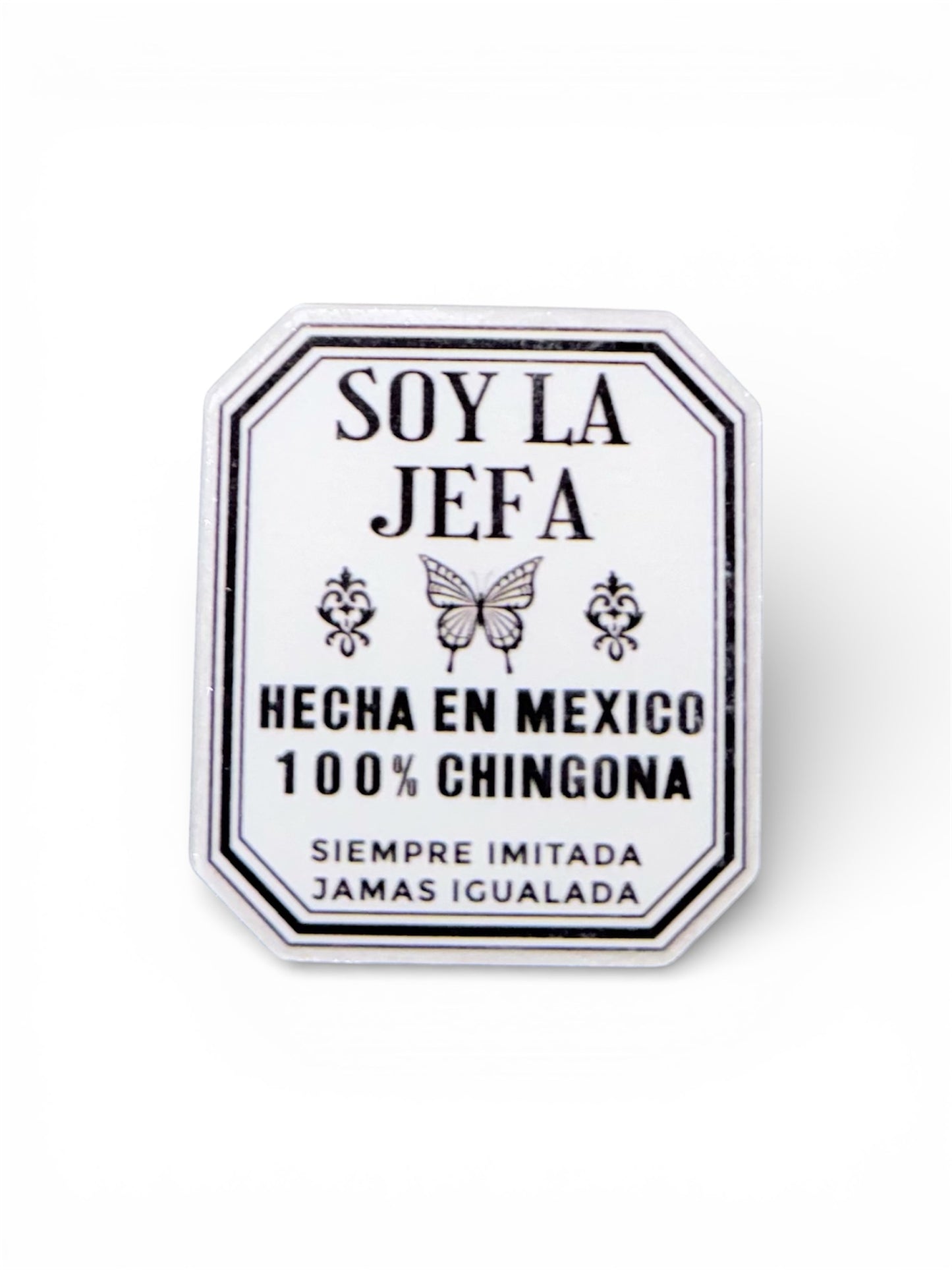 Soy La Jefa Hecha En Mexico Acrylic Flatback