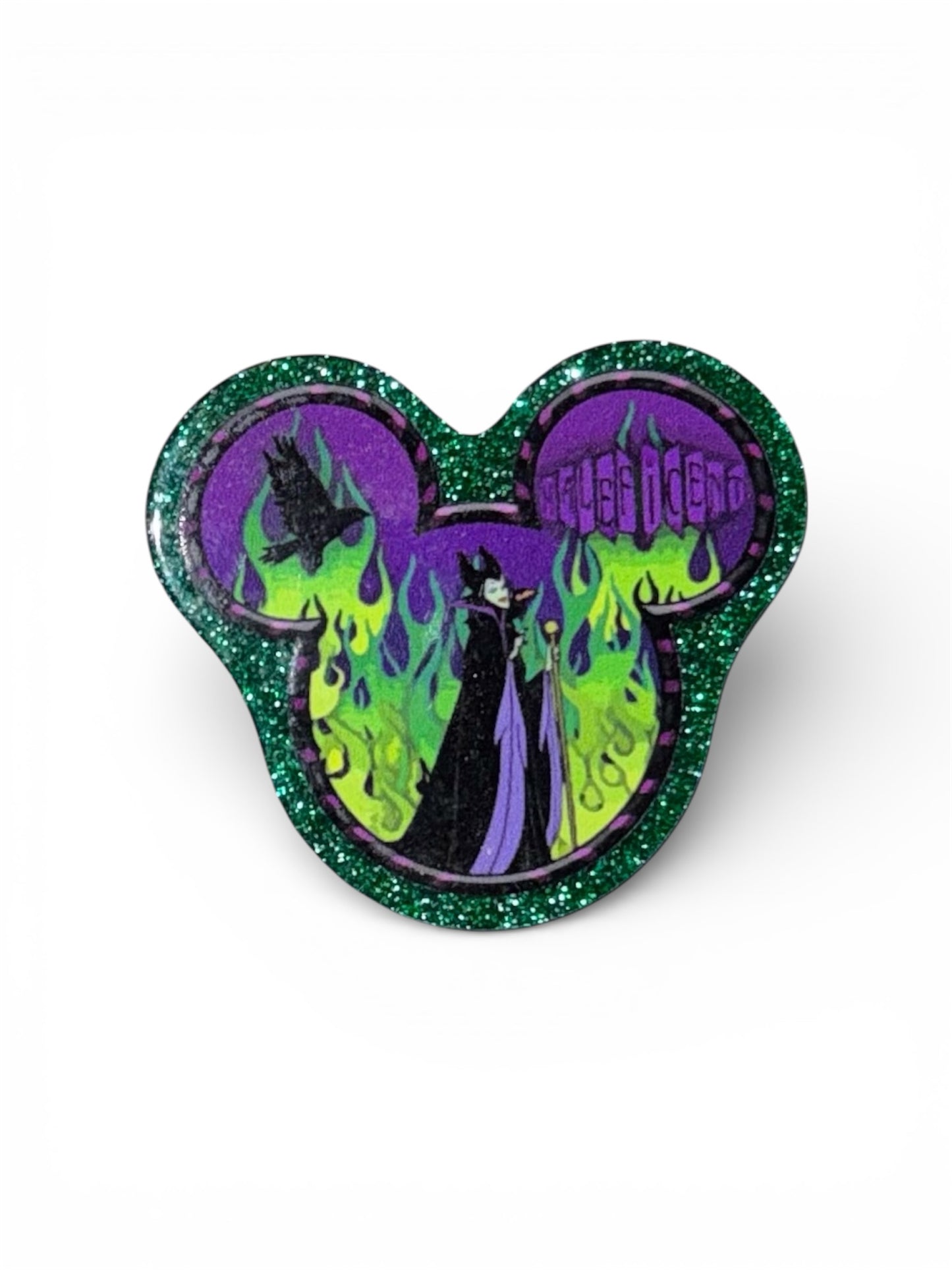 Mouse Ears Villain Acrylic Flatback