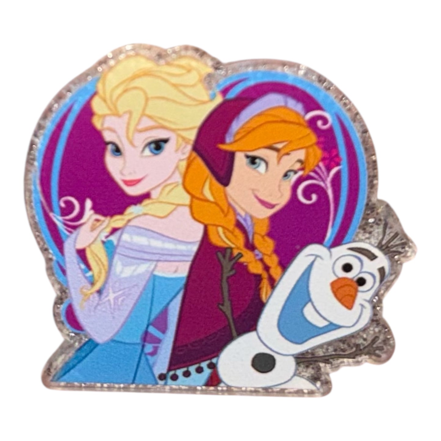 Princesses and Snowman Acrylic Flatback