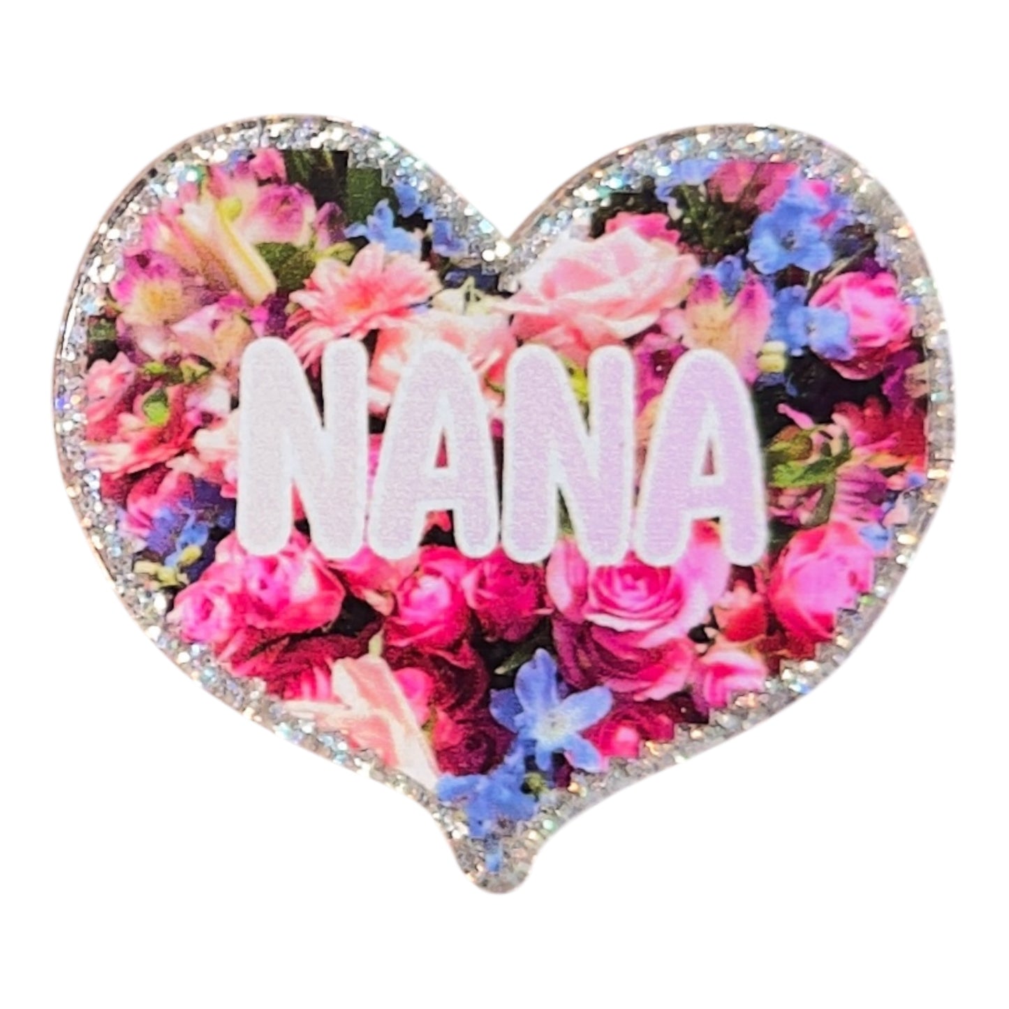 NANA Heart Acrylic Flatback