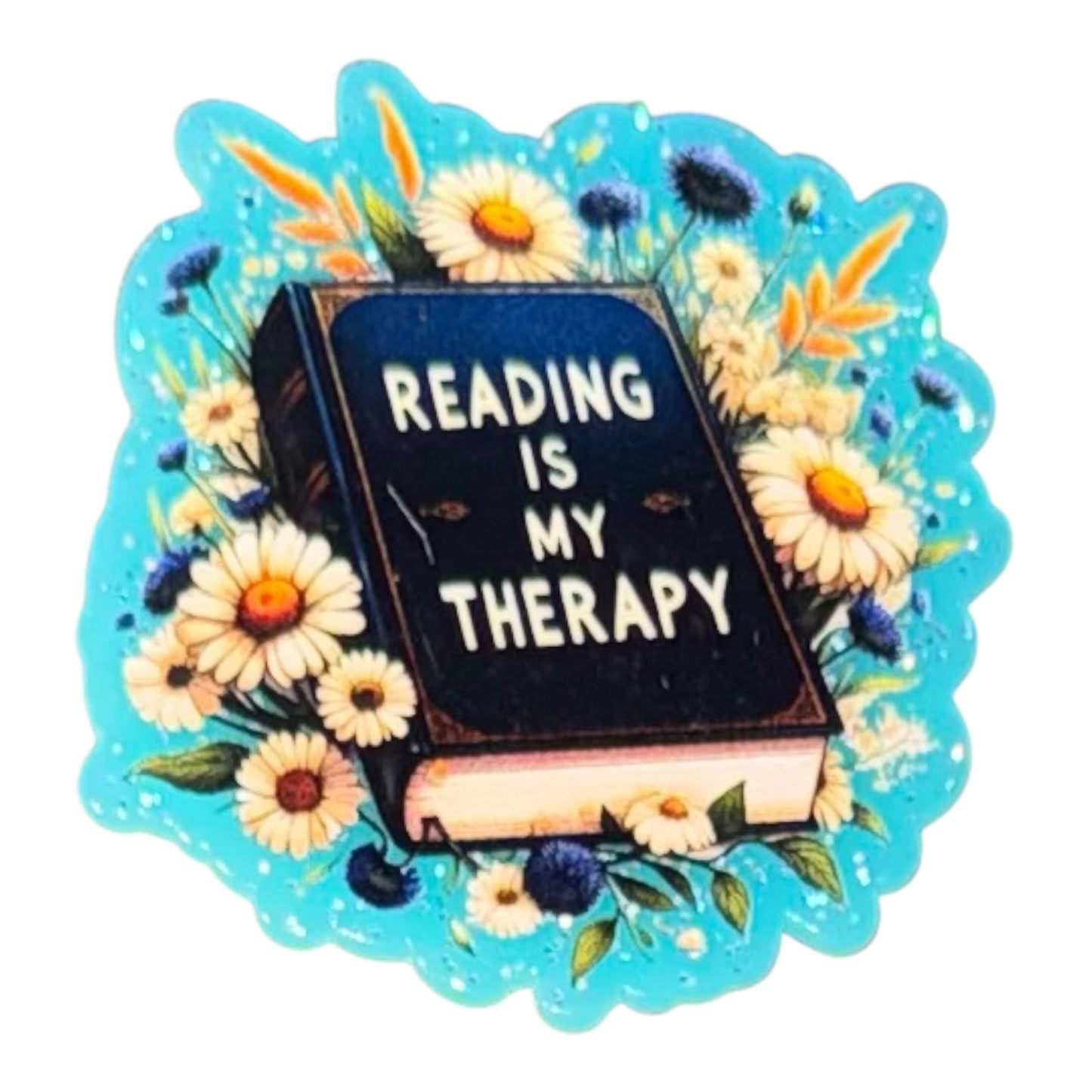 Reading Is My Therapy Acrylic Flatback