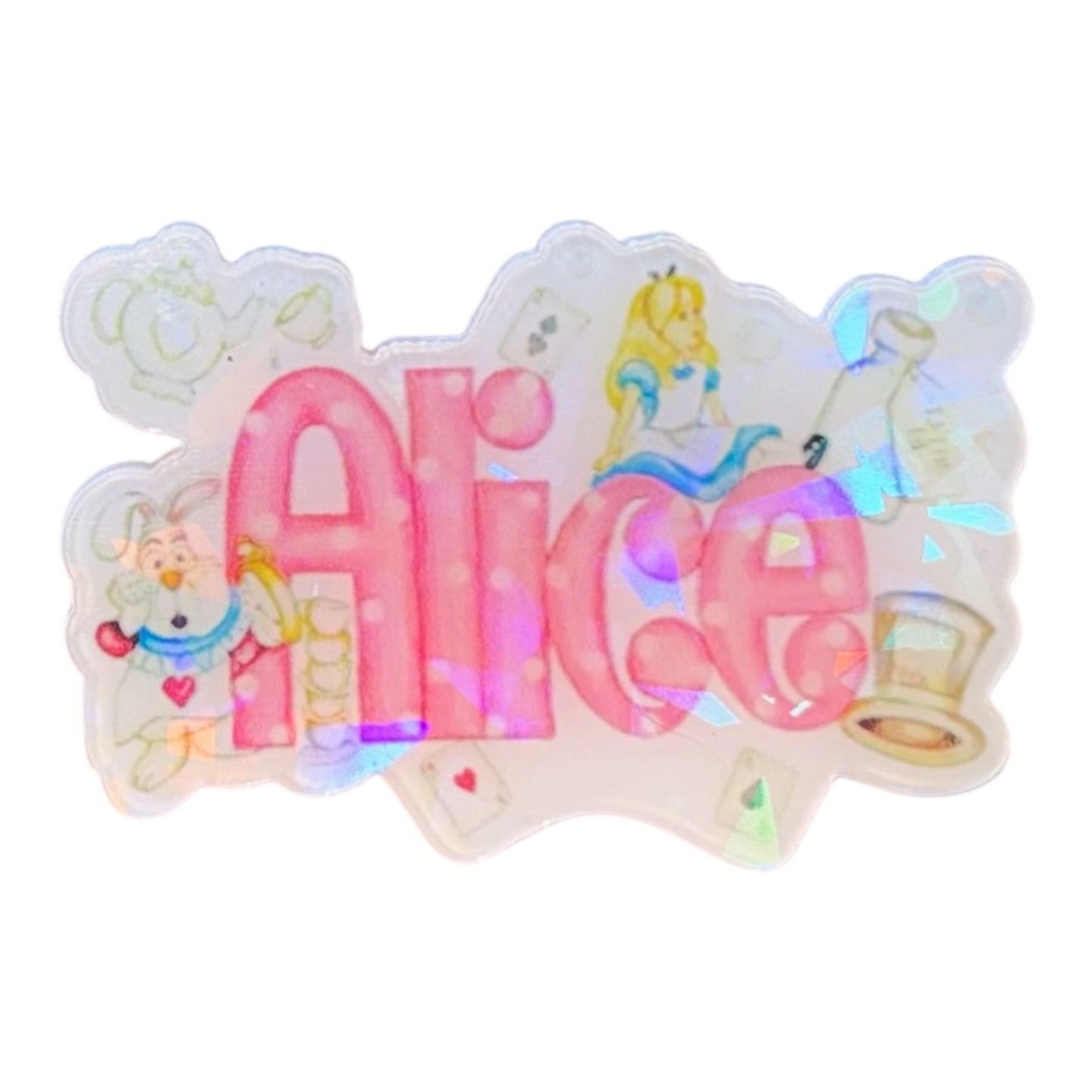 Alice And Friends Acrylic Flatback