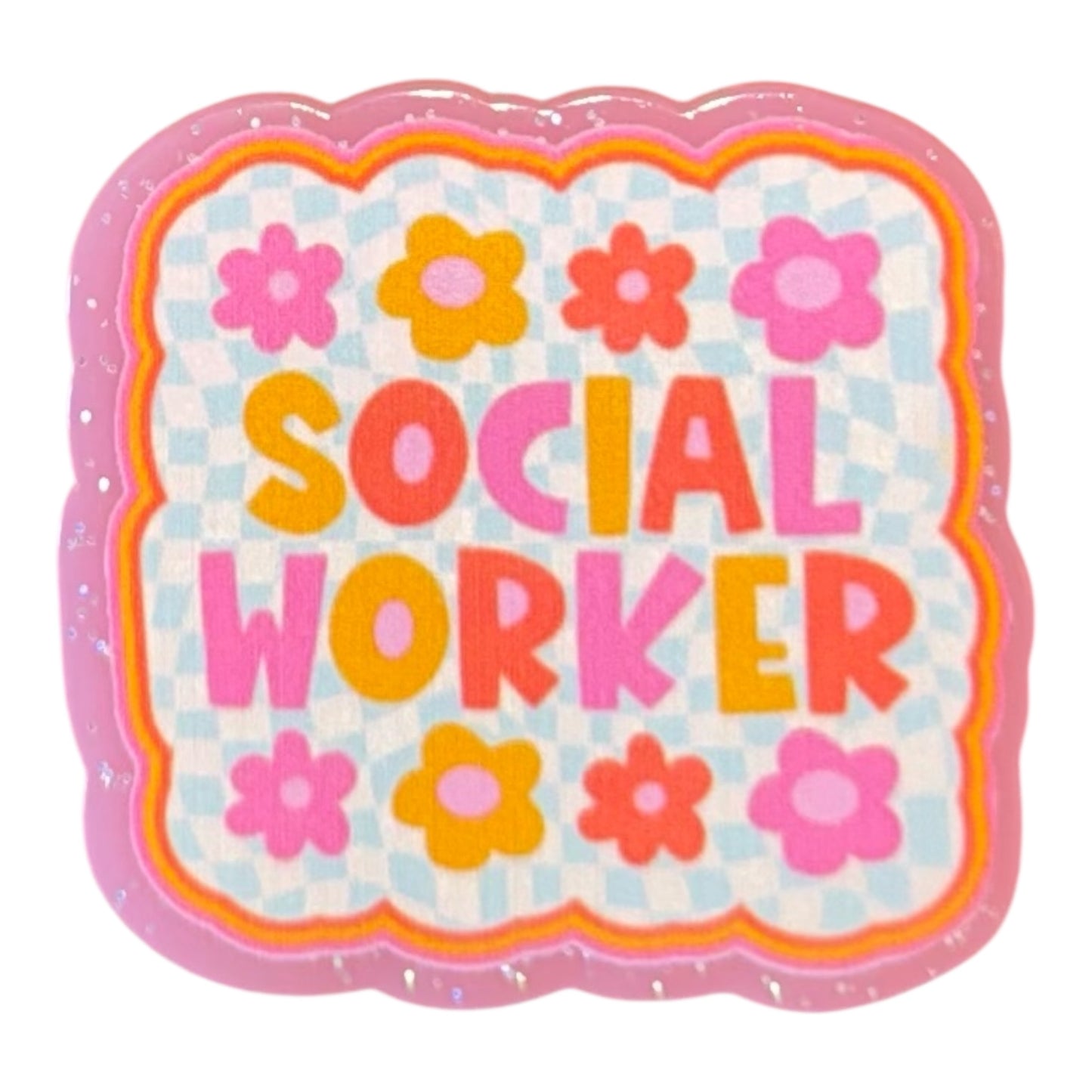 Social Worker Acrylic Flatback