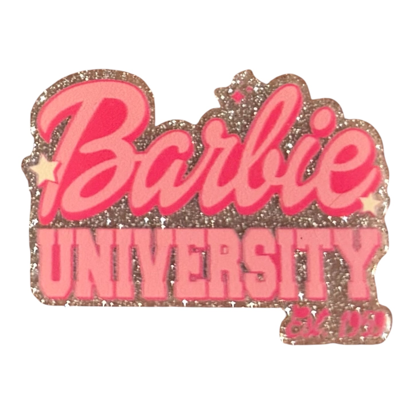 Barb University Acrylic Flatback