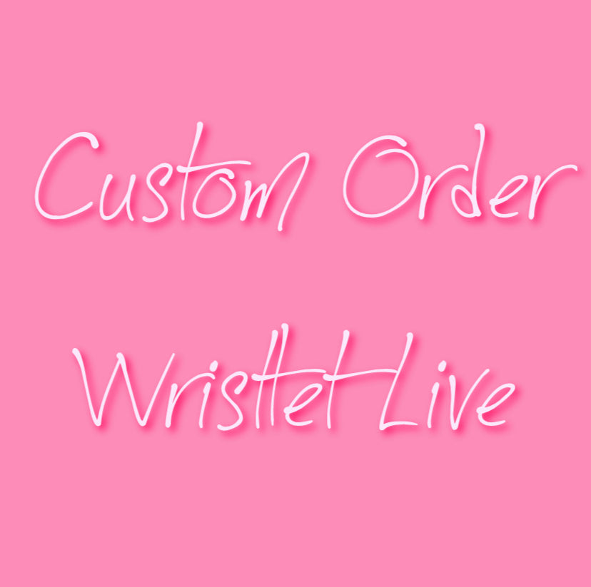 Custom Order Keychain Wristlet