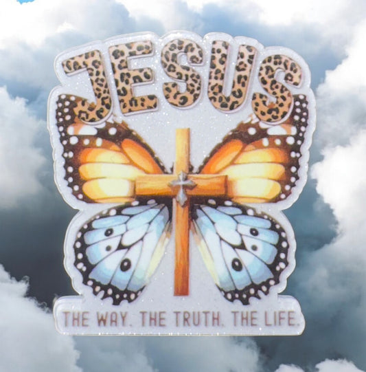 JESUS The Way.The Truth.The Life Acrylic Flatback