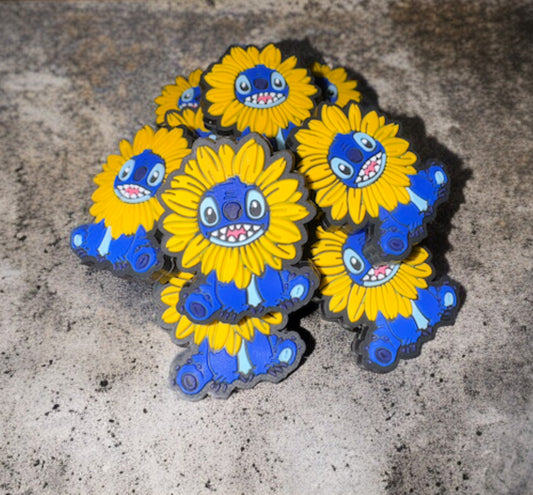 Blue Alien Sunflower