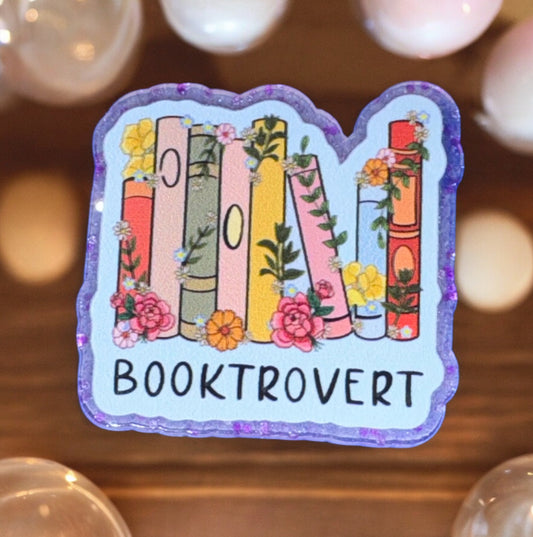 Booktrovert Acrylic Flatback