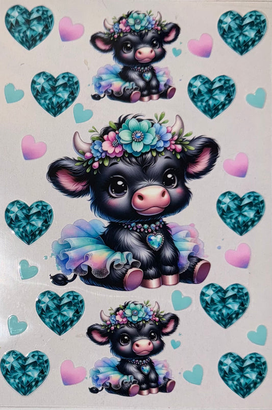 Cow A5 Journal Decal