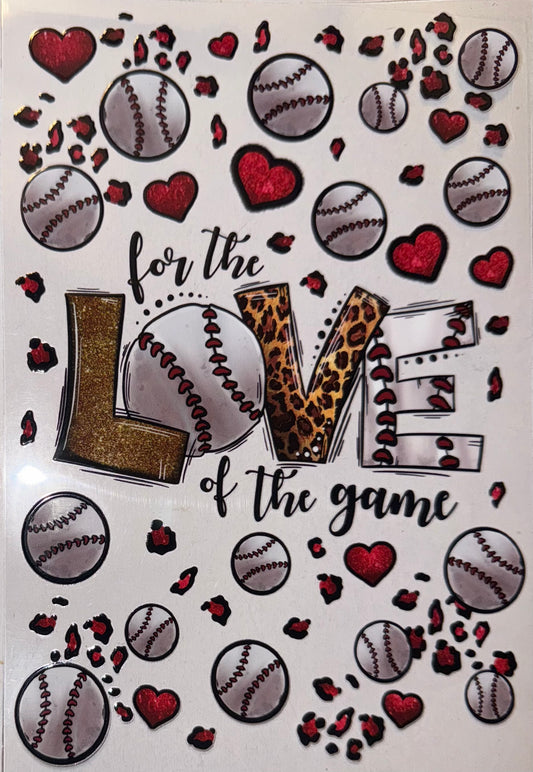 Baseball A5 Journal Decal