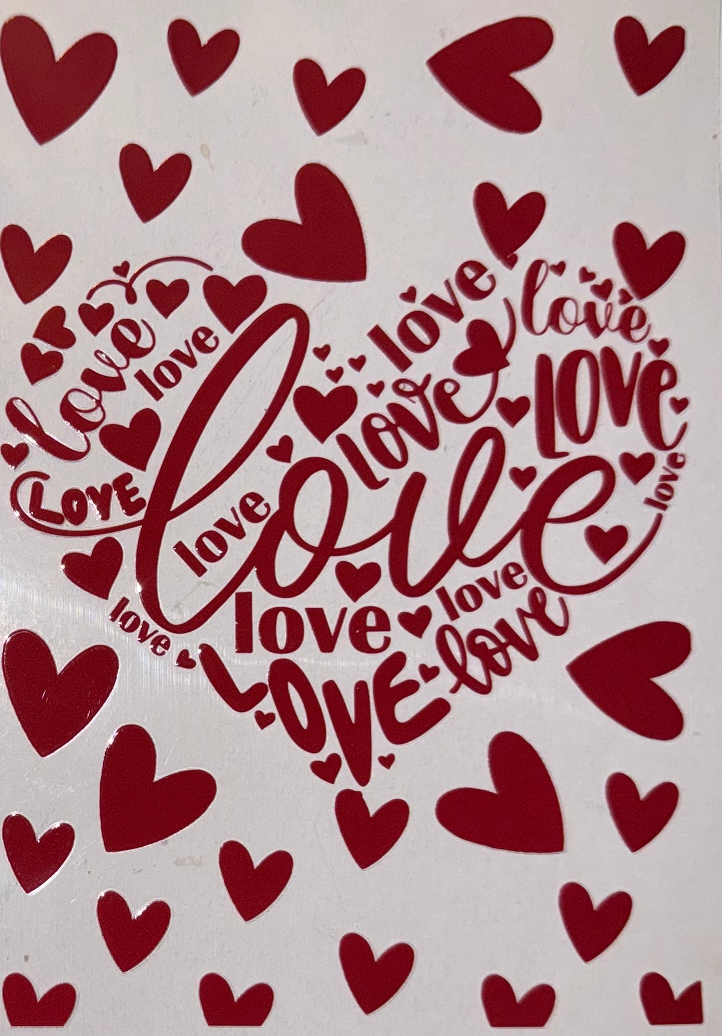 I Love You A5 Journal Decal