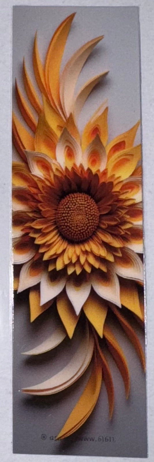 Yellow Gold Floral UV DTF Pen Wrap