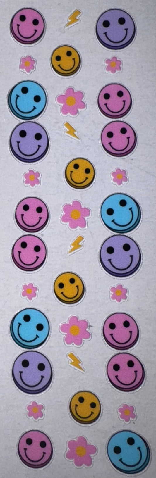 Smiley Face UV DTF Pen Wraps