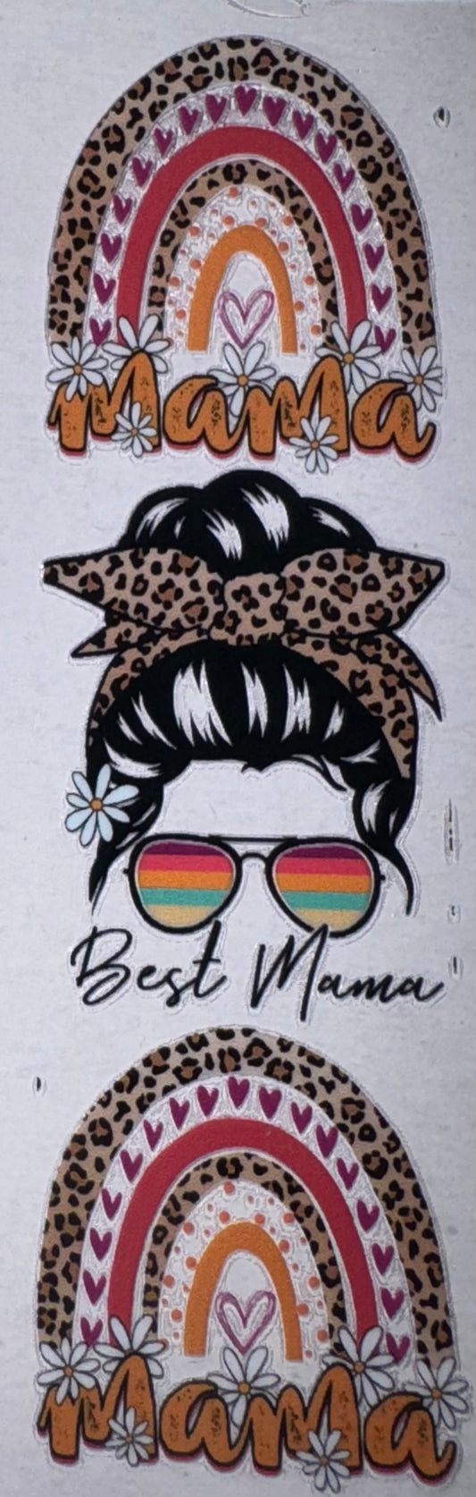 Mama Messy Bun UV DTF Pen Wrap