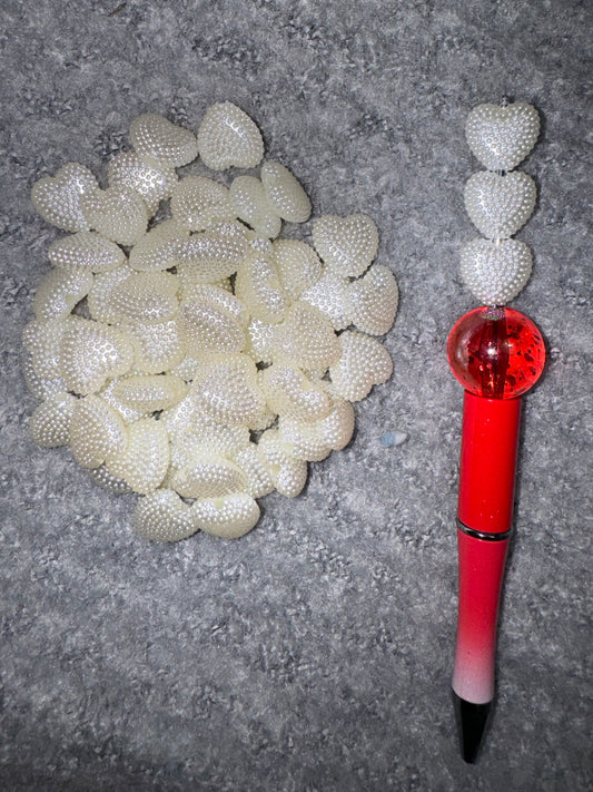 Pearl Heart Beads