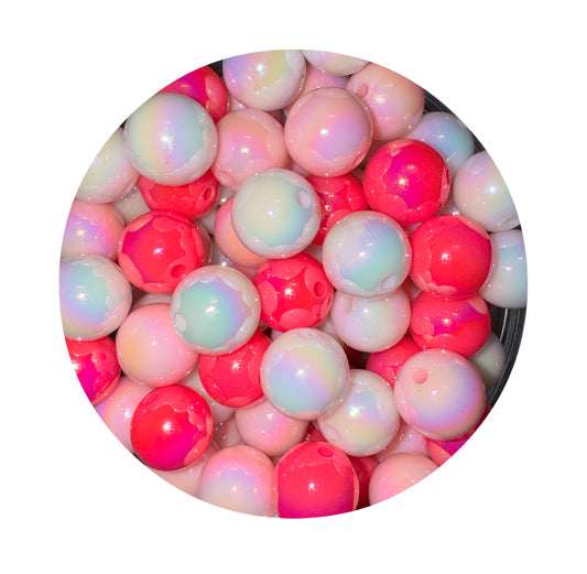 Valentine’s Hot Pink Bead Mix