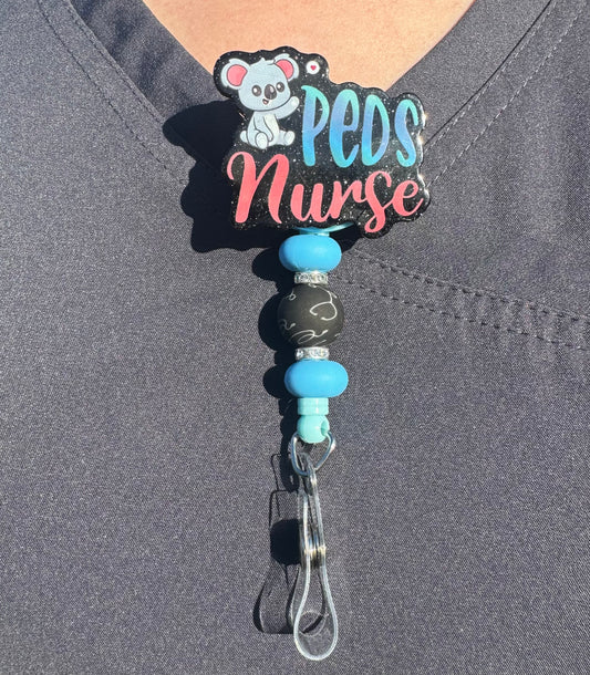 PEDS Nurse Badge Reel