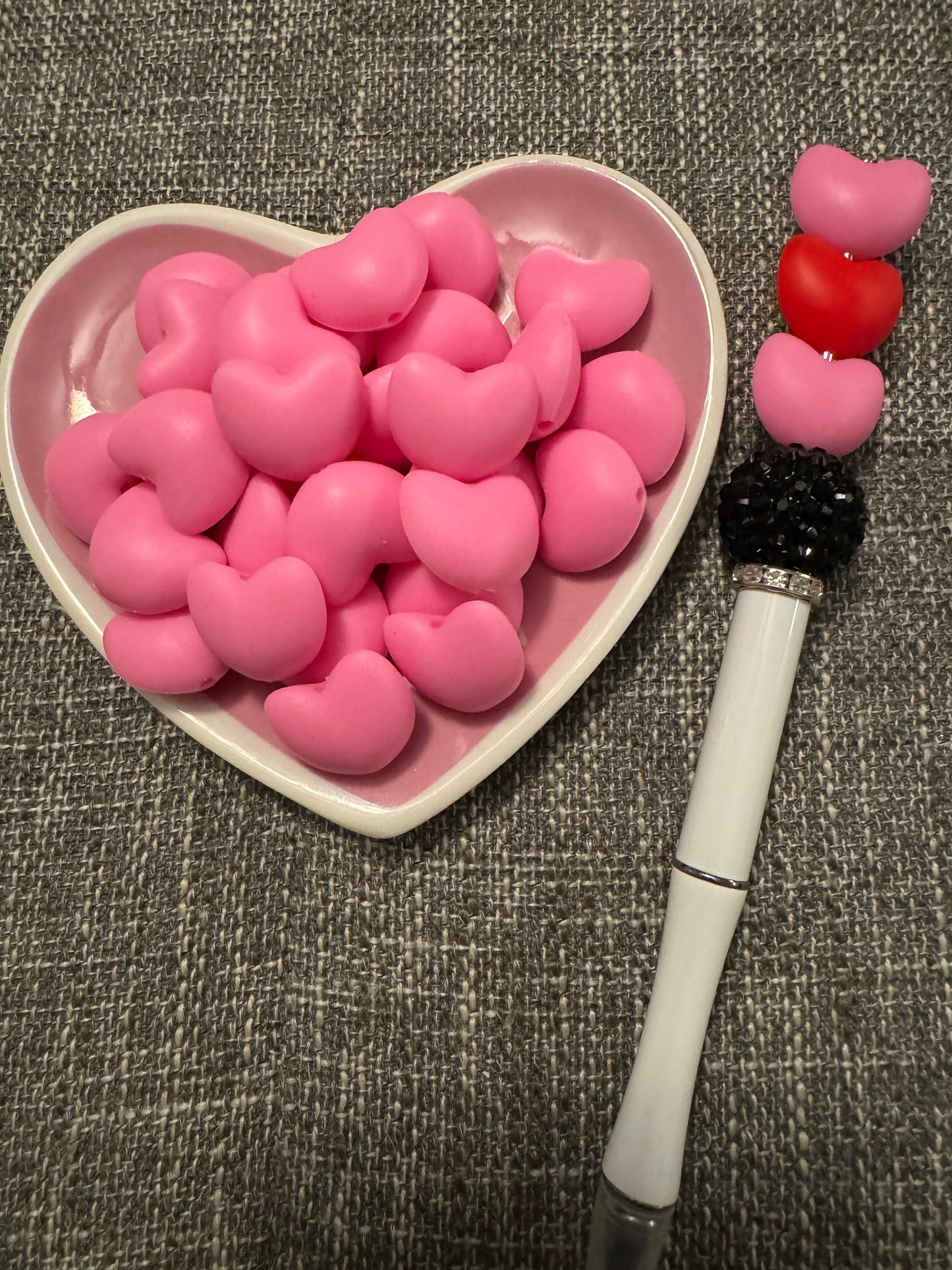 Silicone Hearts 19mm