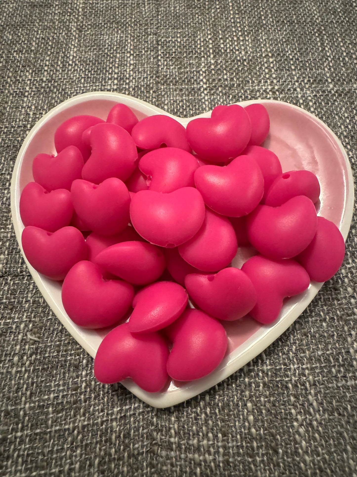 Silicone Hearts 19mm