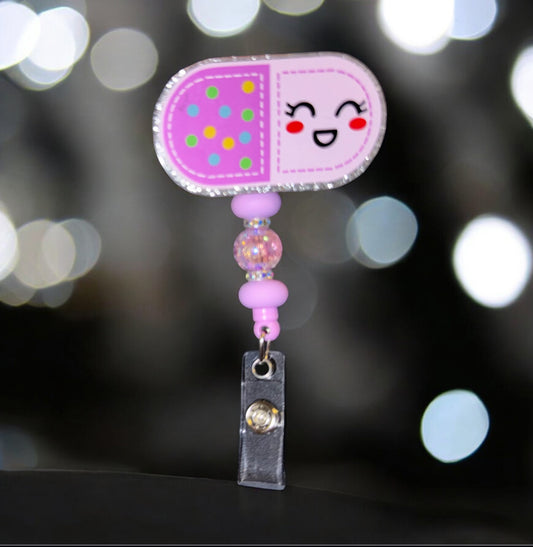 Happy Pill Badge Reel