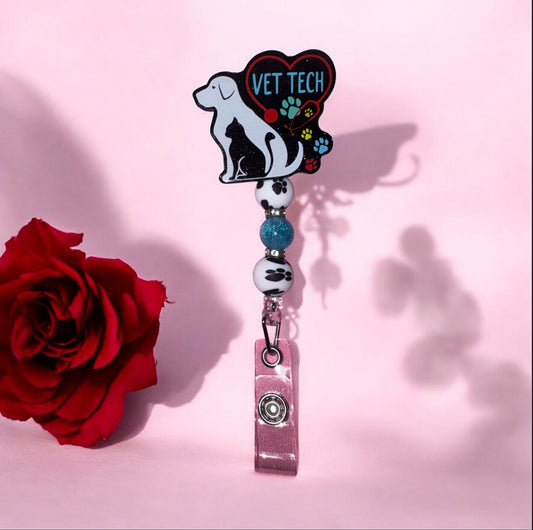 Vet Tech Badge Reel