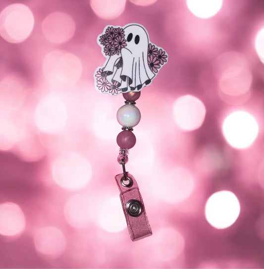 Floral Ghost Badge Reel