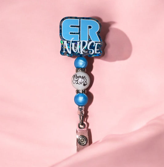 ER Nurse  Badge Reel