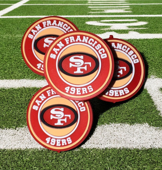 Football Team Silicone Focal