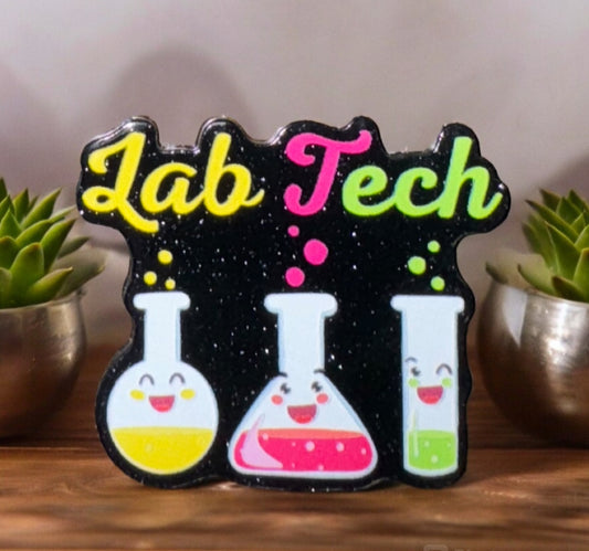 Lab Tech Acrylic Flatback