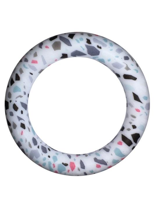 Stained Glass Print 65mm Silicone Rings