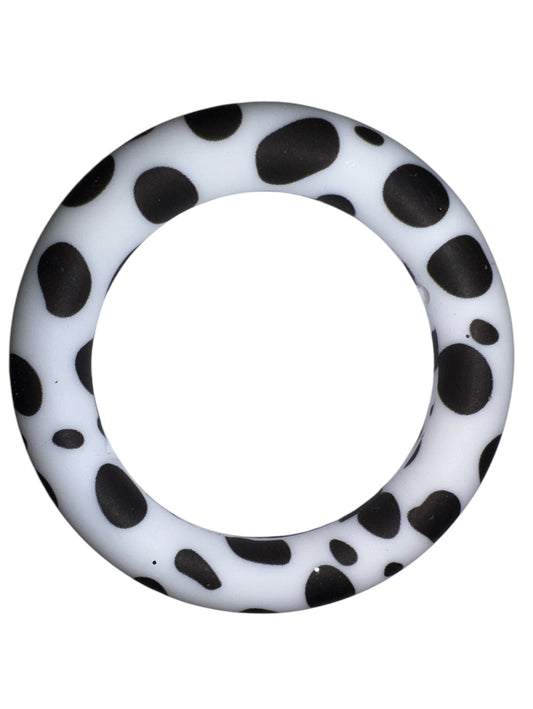 Dalmation Print 65mm Silicone Ring
