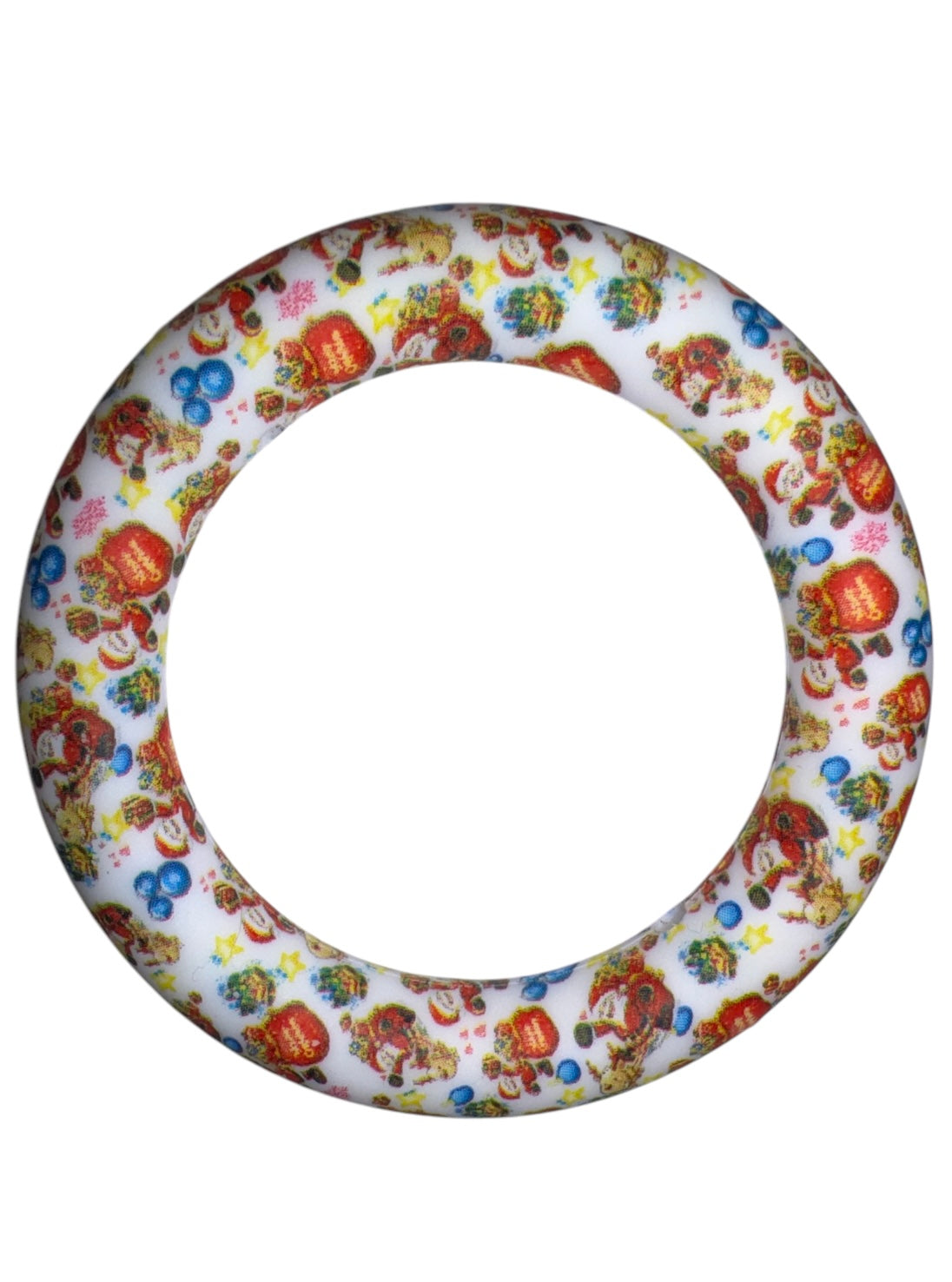 Merry Christmas 65mm Silicone Ring