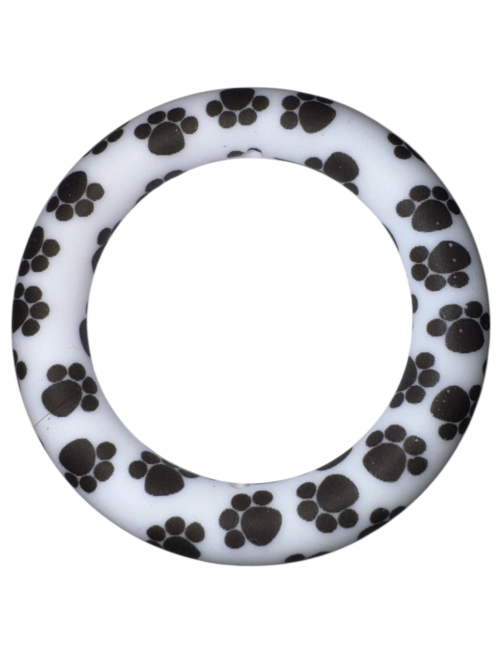 Paw Print 65mm Silicone Ring