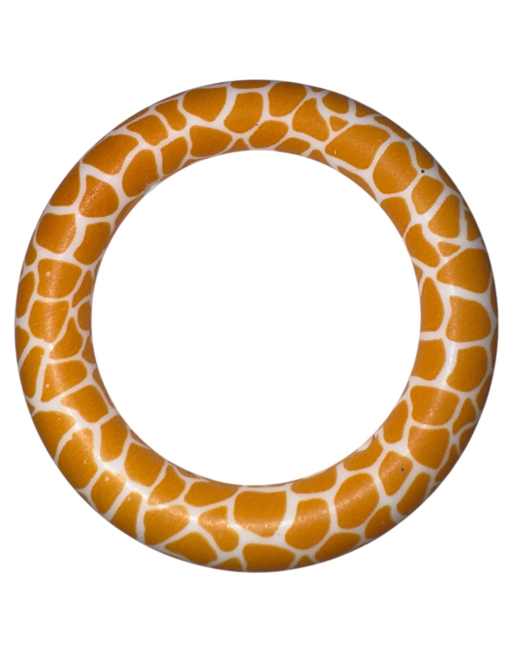 Giraffe Print 65mm Silicone Ring