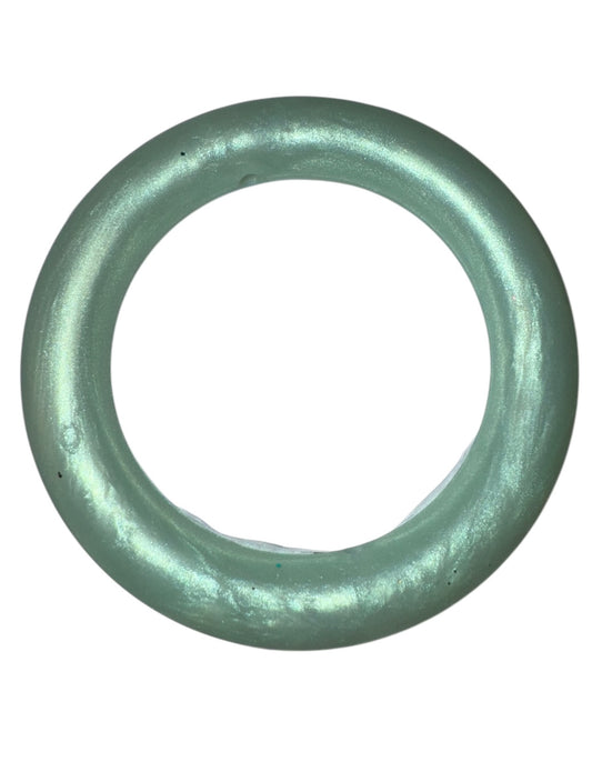 Green Iridescent 65mm Silicone Ring