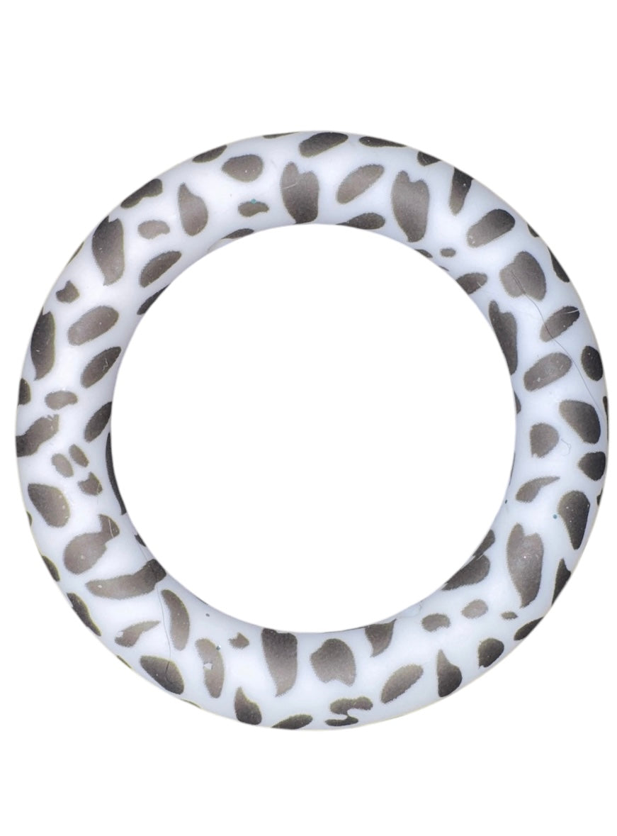 Black Spots 65mm Silicone Ring