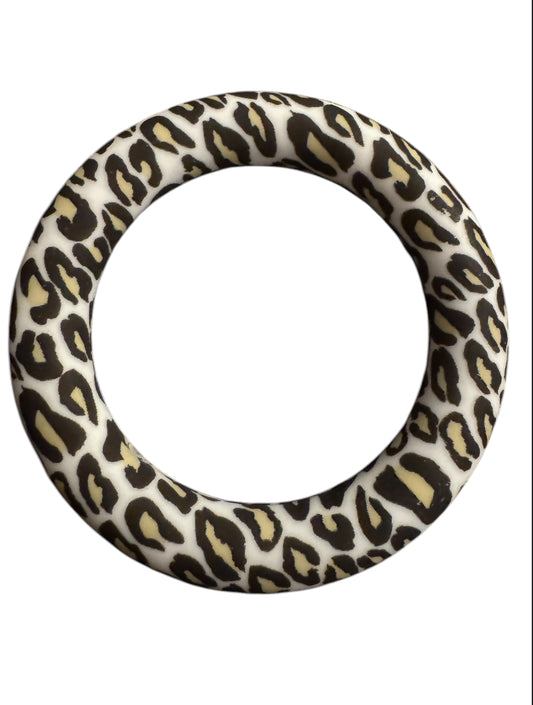 Leopard Print 65mm Silicone Ring