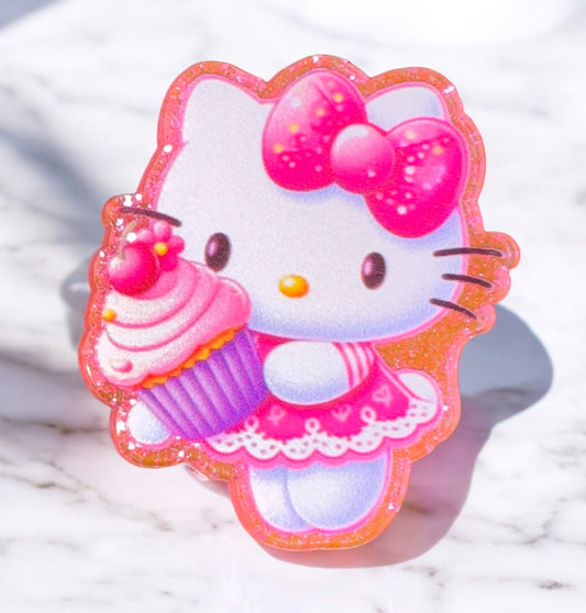 HK Cupcake Acrylic Flatback
