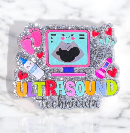Ultrasound Acrylic Flatback