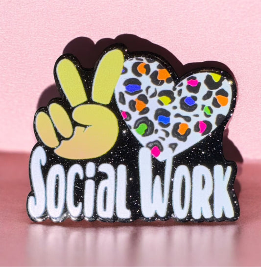 Social Worker Acrylic Flatback