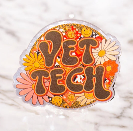Vet Tech Acrylic Flatback